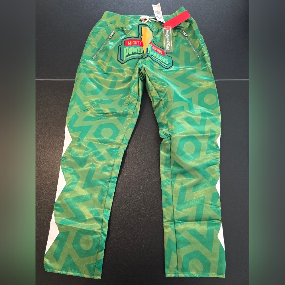 Brand New Power Rangers Satin Pants Adult Large